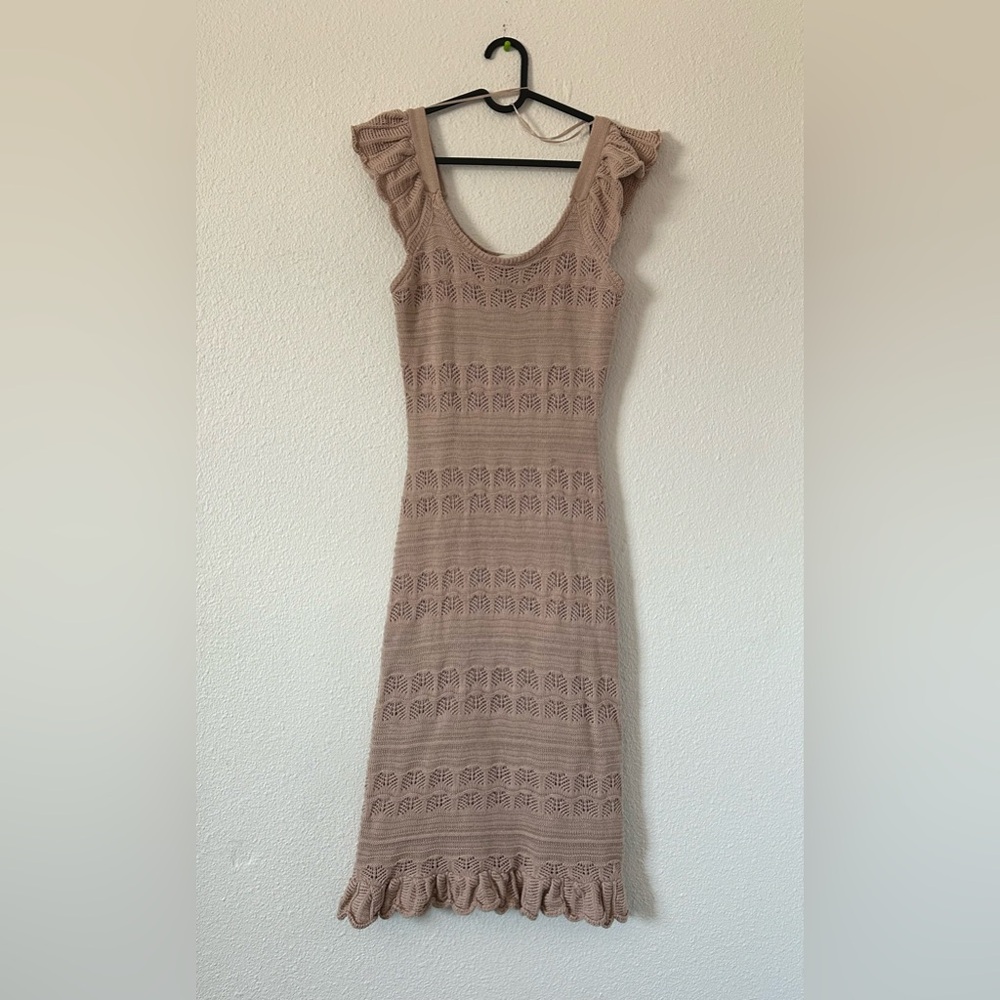 Freshman 1996 crochet midi dress sz small